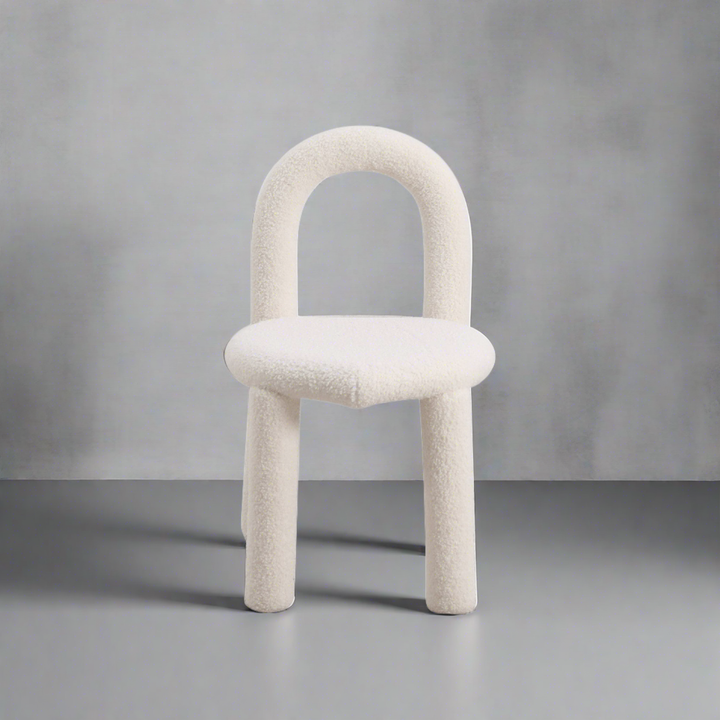 Bold Heart Dining Chair - Limited Edition Shearling