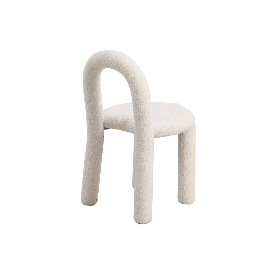 Pipeline Heart Dining Chair-France & Son-FXC1883WHT-Dining Chairs-2-France and Son