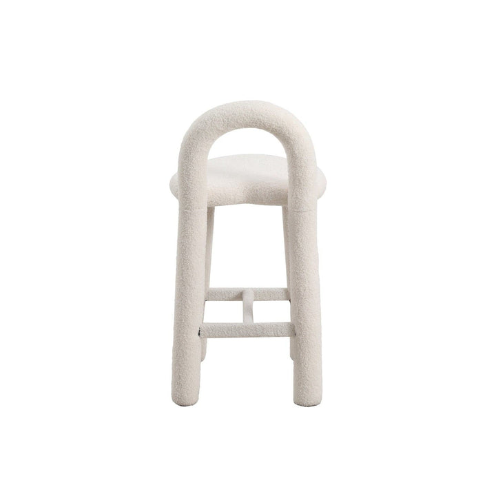Pipeline Heart Counter Stool-France & Son-FXS1883WHT-Bar Stools-6-France and Son