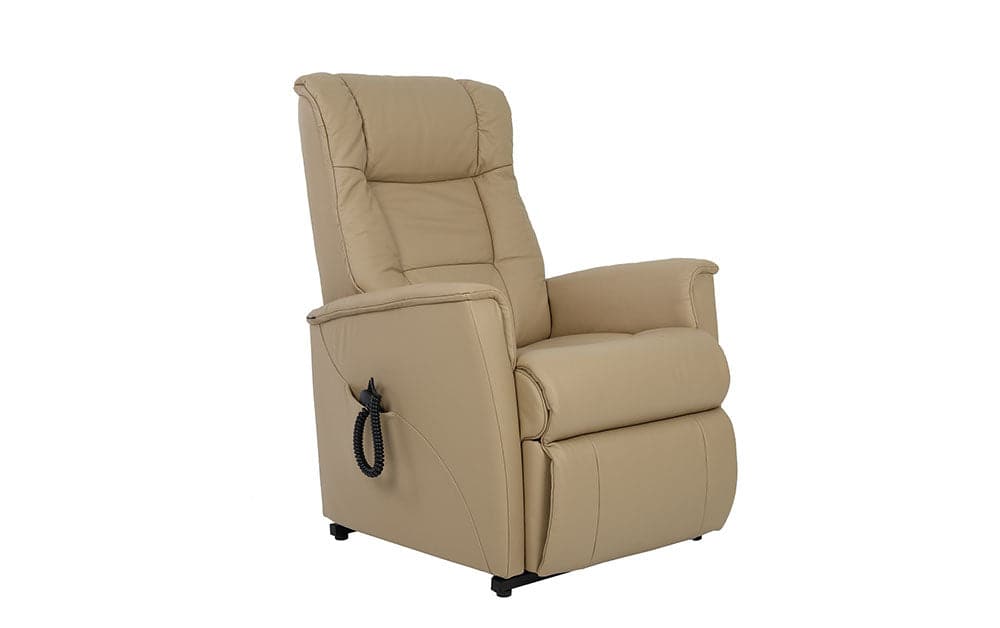 Memphis Lift By Fjords-Fjords-Fjords-Memphis-SLLATTE-ReclinerLatte Leather Small-5-France and Son