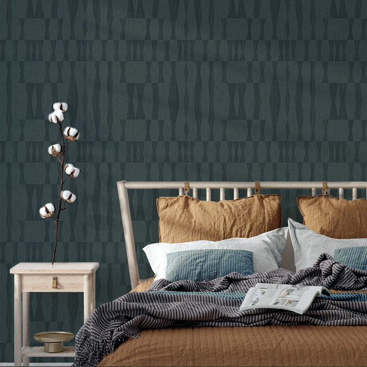 Faux Grasscloth Geo Peel And Stick Wallpaper-Tempaper & Co.-Tempaper-GG15003-Wall PaperTextured Jute-14-France and Son