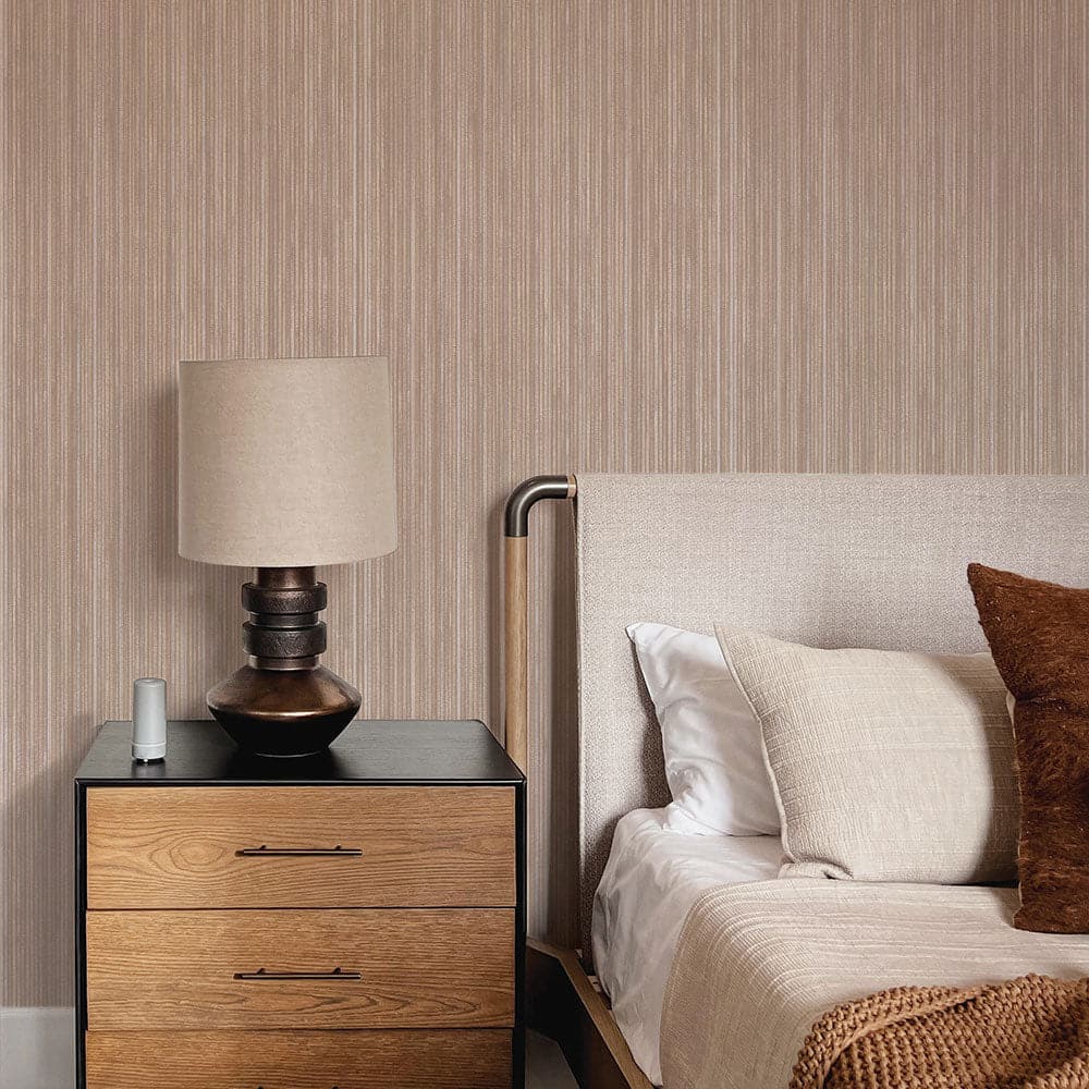 Faux Grasscloth Peel And Stick Wallpaper-Tempaper & Co.-Tempaper-GR10505-Wall PaperBronze-35-France and Son