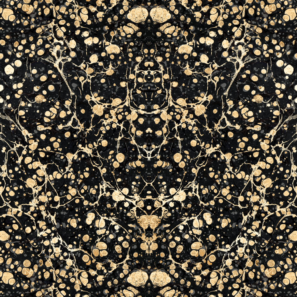 Golden Splatter Wallpaper-Mitchell Black-MITCHB-WCAB455-PM-10-Wall DecorPatterns Golden Splatter-Premium Matte Paper-1-France and Son
