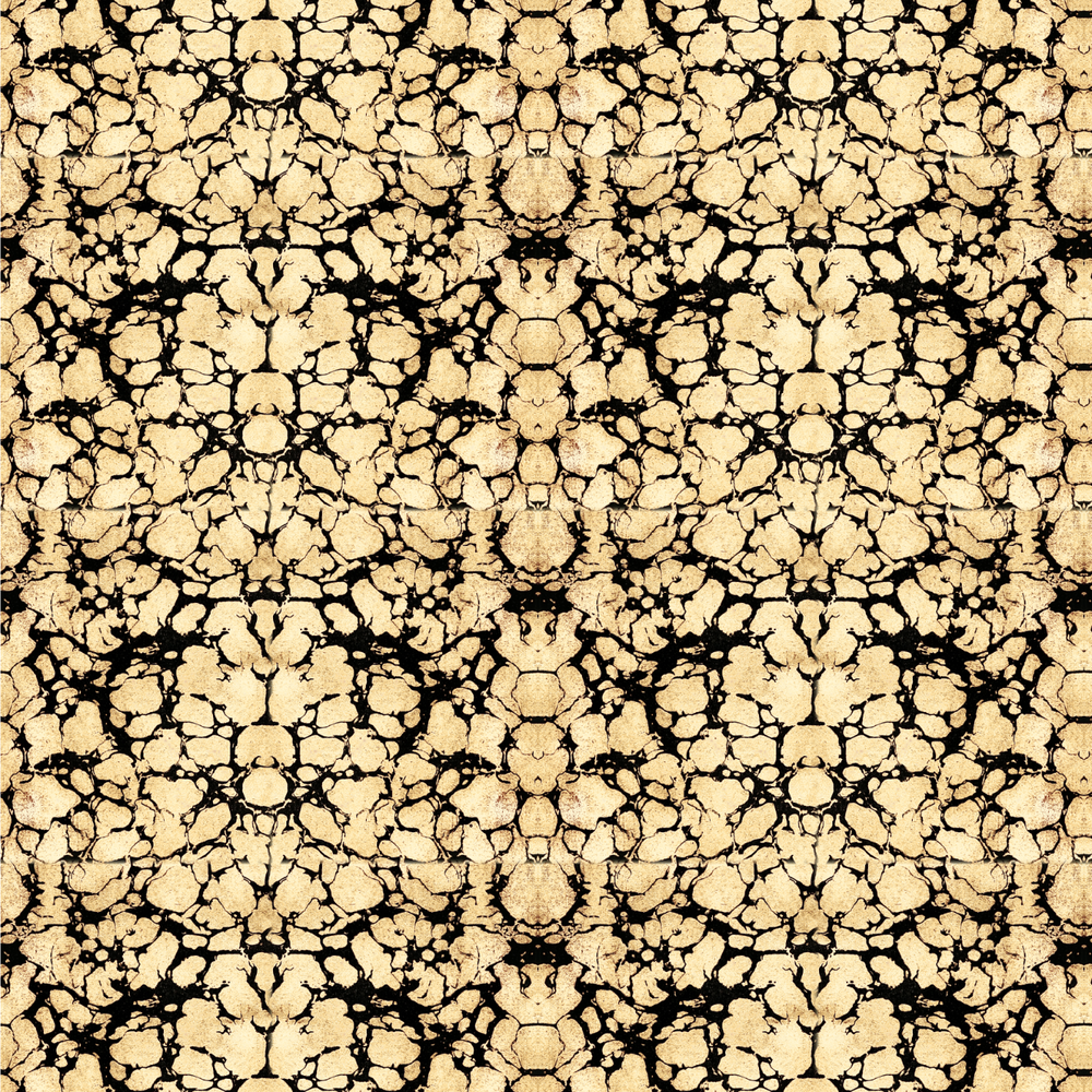 Golden Tortoise Wallpaper-Mitchell Black-MITCHB-WCAB454-PM-10-Wall DecorPatterns Golden Tortoise-Premium Matte Paper-1-France and Son