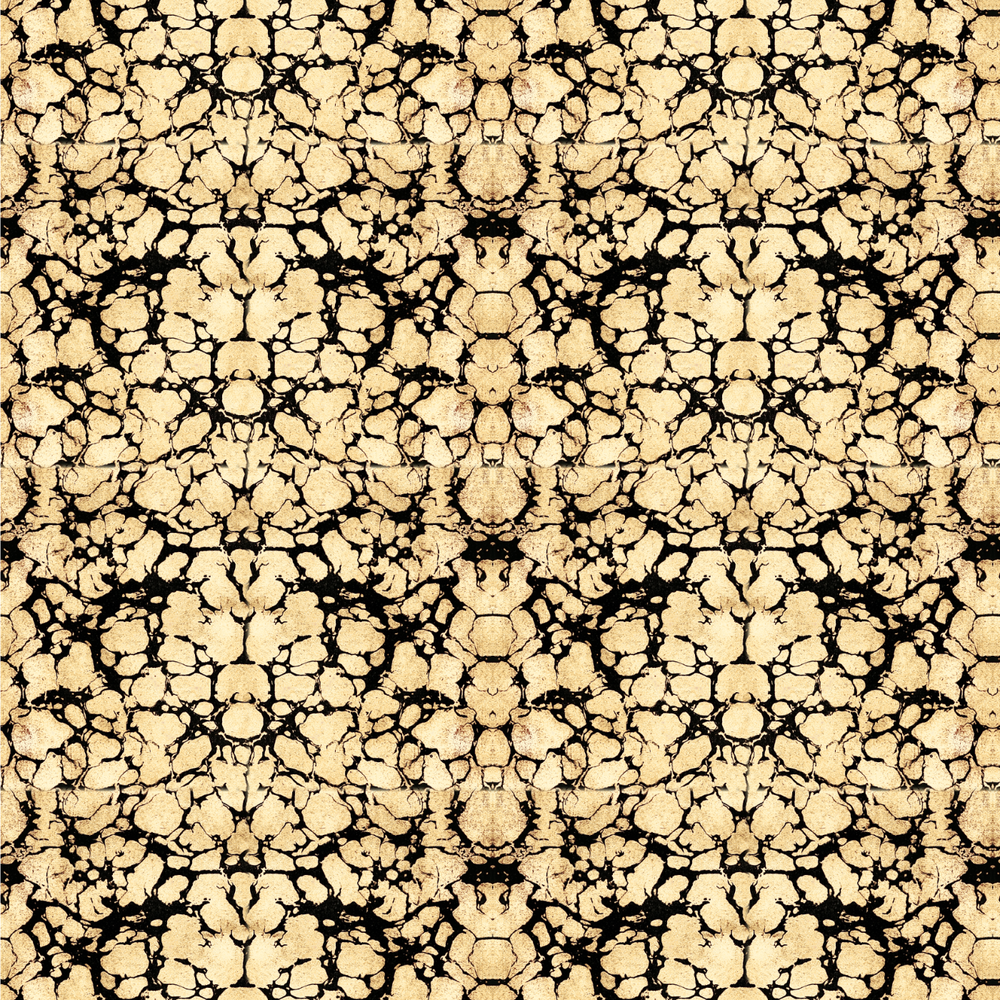 Golden Tortoise Wallpaper-Mitchell Black-MITCHB-WCAB454-PM-10-Wall DecorPatterns Golden Tortoise-Premium Matte Paper-1-France and Son