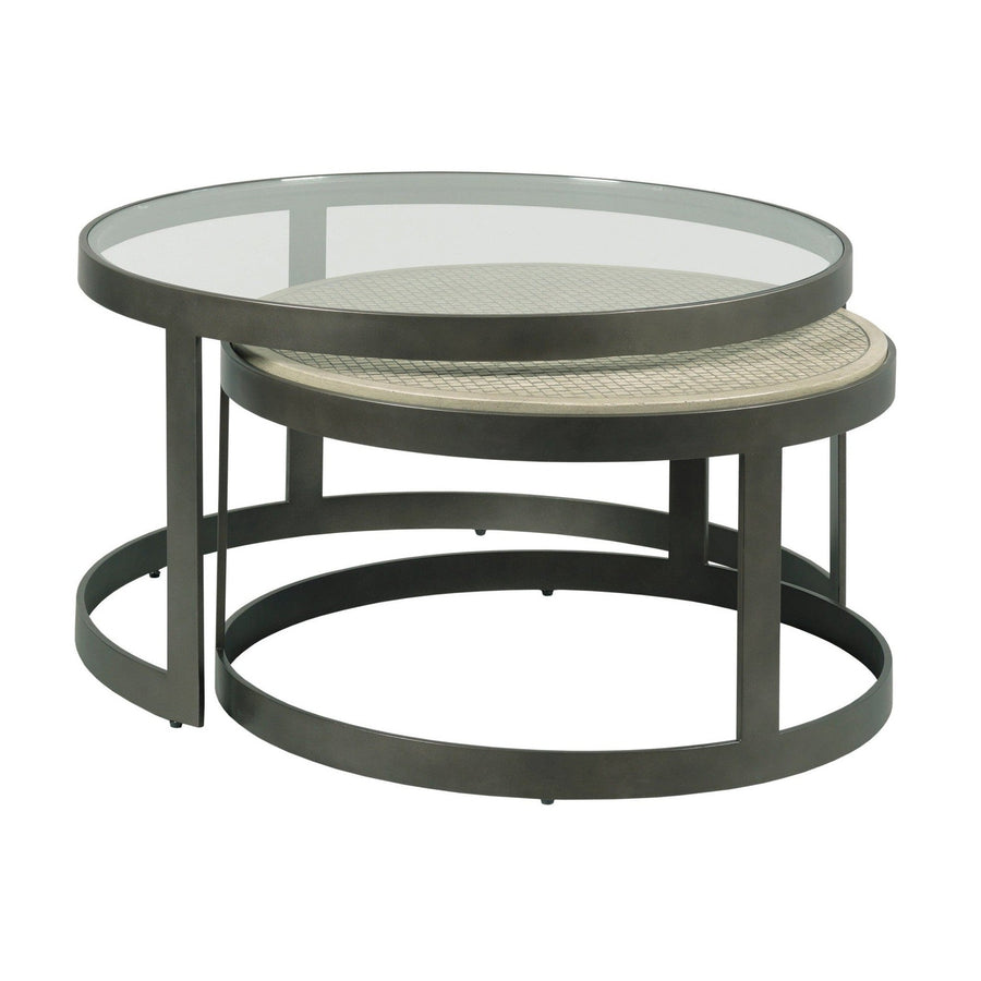 Hidden Treasures Concrete Nesting Coffee Tables-LaZboy-LaZ-090-1047-Coffee Tables-1-France and Son