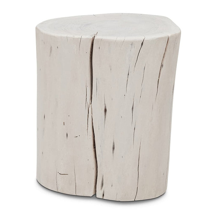 Solid Wood Stump-Urbia-URBIA-IL-STUMP-WW-Decorative ObjectsWhite Wash-4-France and Son