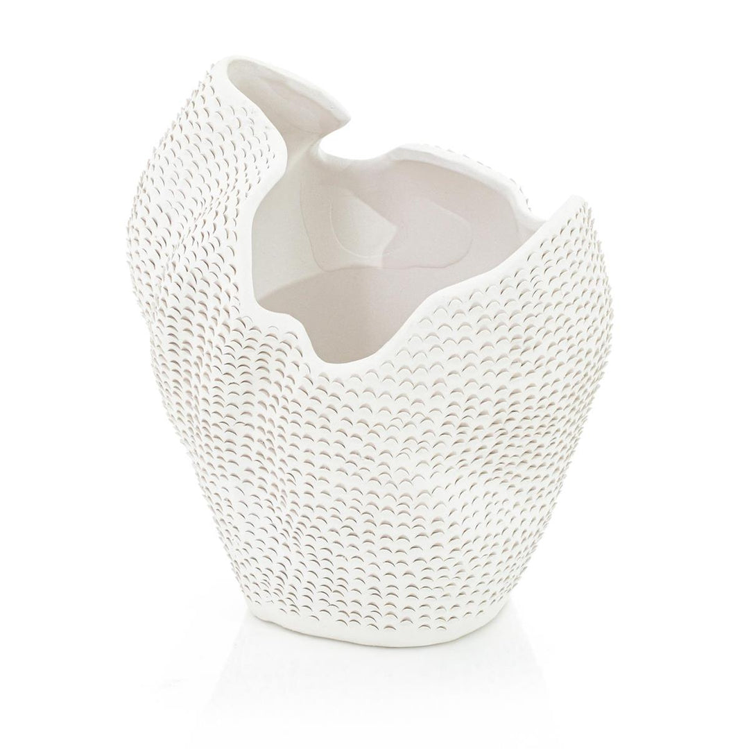 Giardenia White Porcelain Vase-John Richard-JR-JRA-13062-VasesIII-3-France and Son