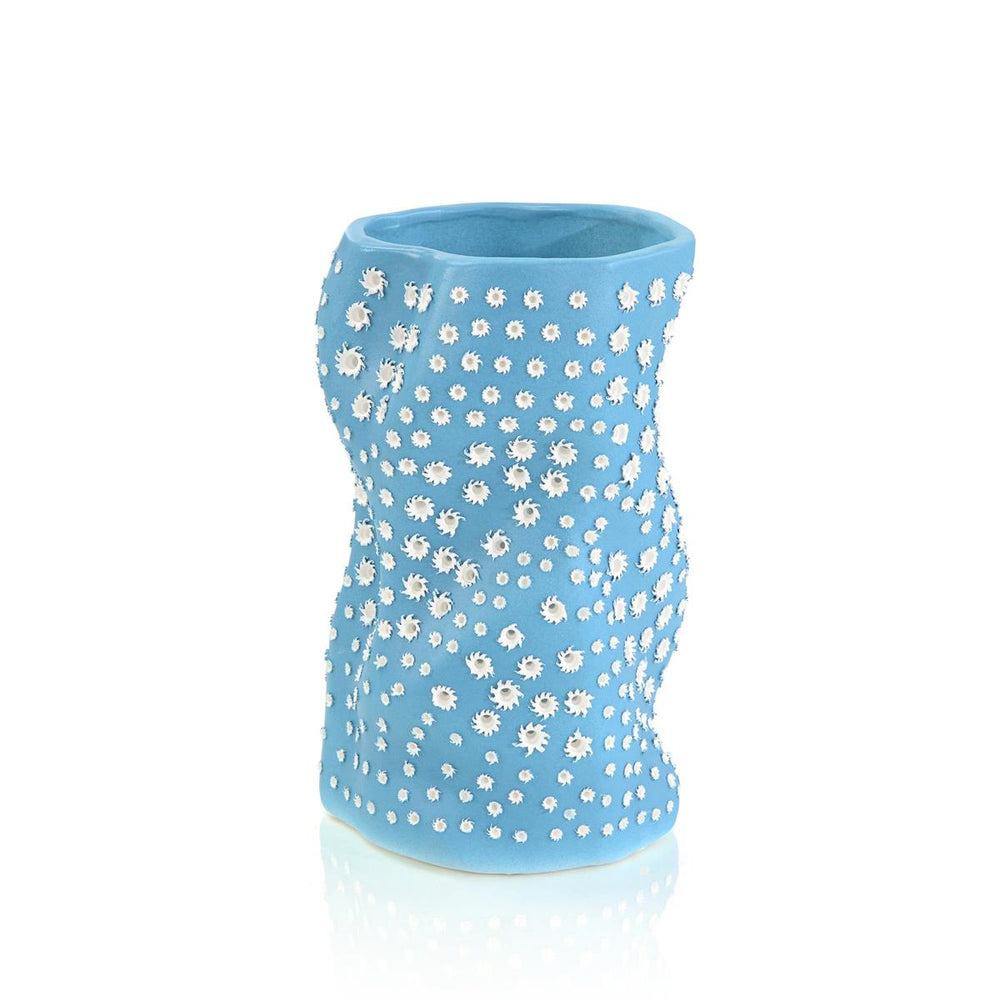 Teal Blue Porcelain Vase-John Richard-JR-JRA-14041-VasesII-2-France and Son