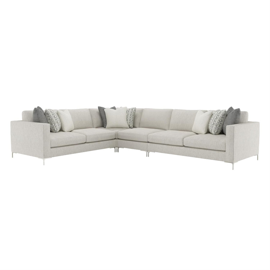 Eden Fabric Sectional - 135"W-Bernhardt-BHDT-K1186-Sectionals-1-France and Son
