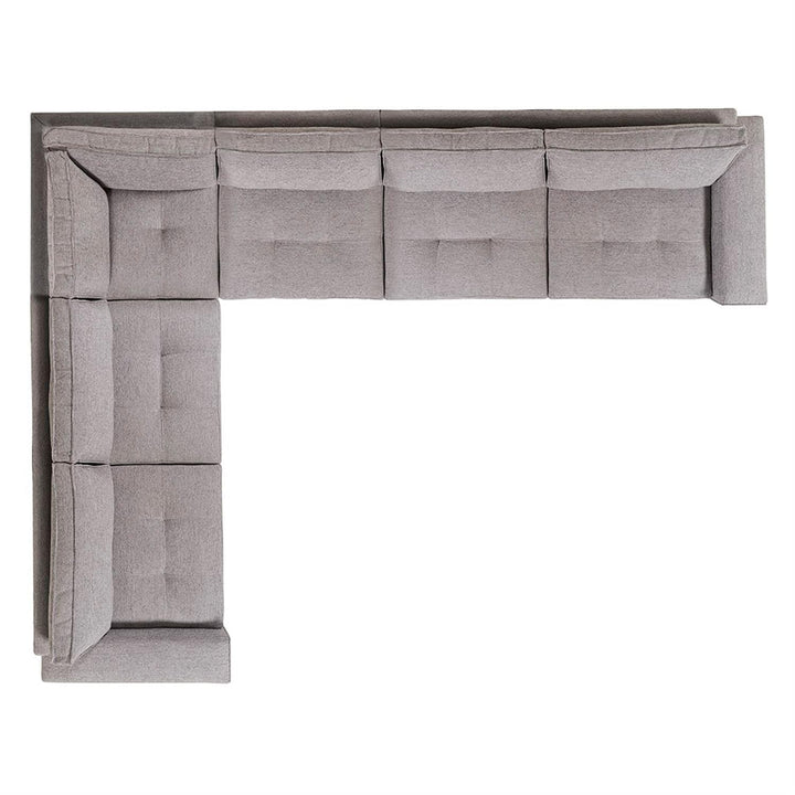Nest Fabric Sectional - 119"W-Bernhardt-BHDT-K1717-SectionalsLeft-7-France and Son
