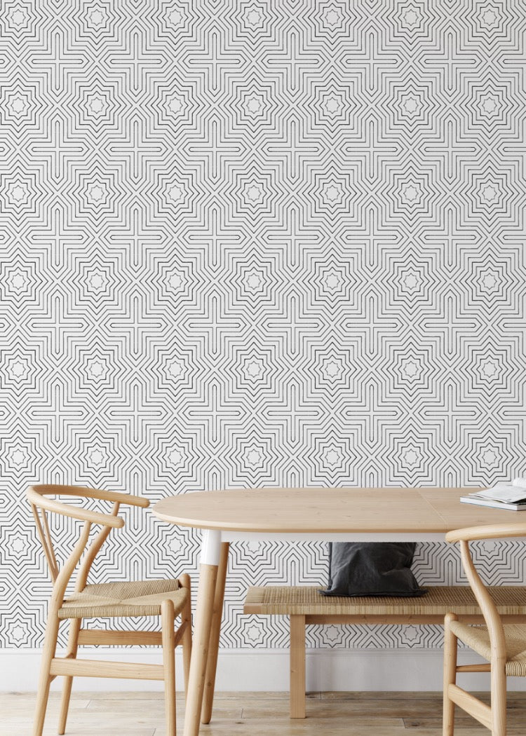 Grand Wallpaper-Mitchell Black-MITCHB-WCCE2-ON-PM-10-Wall DecorPatterns Onyx-Premium Matte Paper-4-France and Son