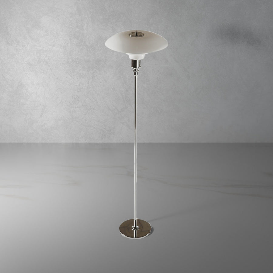 Henningsen Floor Lamp-France & Son-LBF008CHR-Floor Lamps-1-France and Son