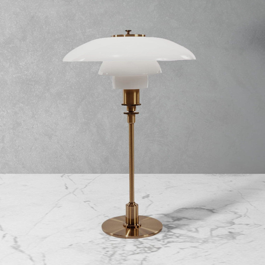 Mid Century Henningsen Classic Table Lamp - Brass-France & Son-LBT008BRASS-Table Lamps-1-France and Son
