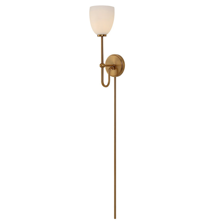 Trophy 1 Light Brass Sconce-Uttermost-UTTM-22580-Wall Lighting-6-France and Son