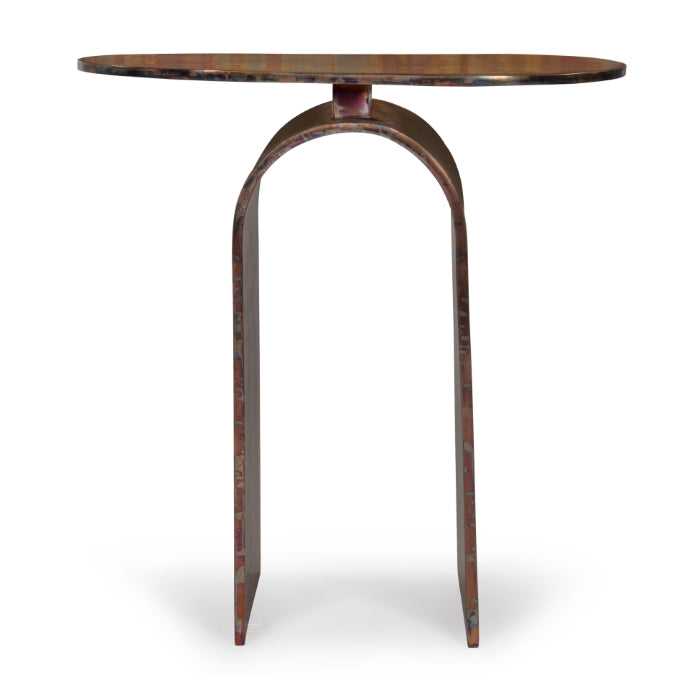 Vault Side Table – Oxidized-Union Home Furniture-UNION-LVR00749-Side Tables-2-France and Son