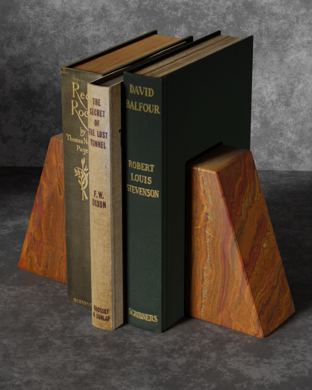 Olympus Collection - Bookends-FABLER-MC-BE20-WG-BookendsWhirl Green-9-France and Son