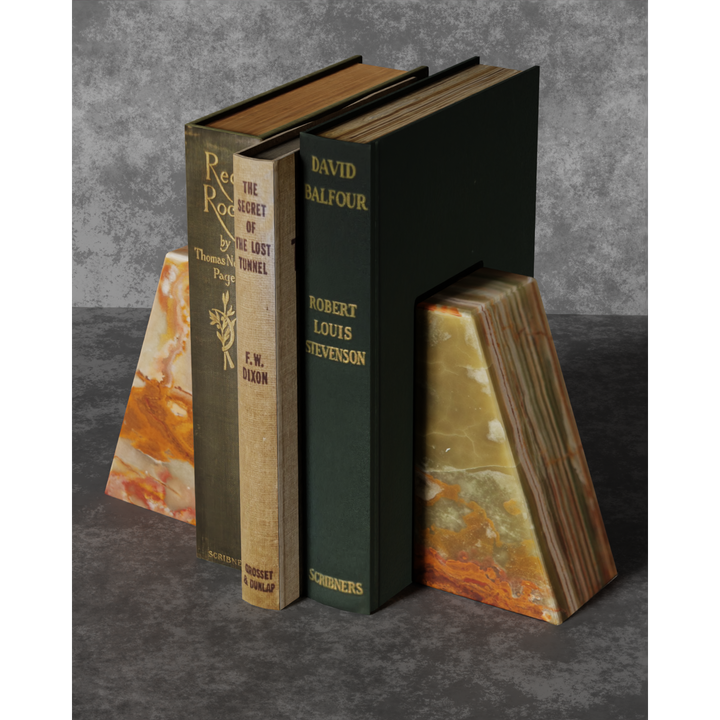 Olympus Collection - Bookends-FABLER-MC-BE20-WG-BookendsWhirl Green-1-France and Son
