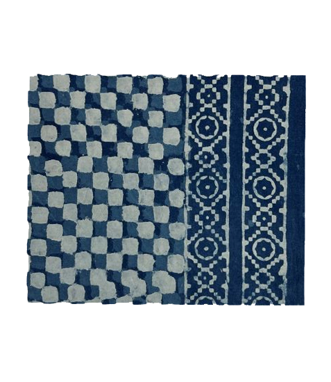 Cabana Tablecloth-ABIGAILS-ABIGAILS-523022-Decorative ObjectsIndigo Check-7-France and Son