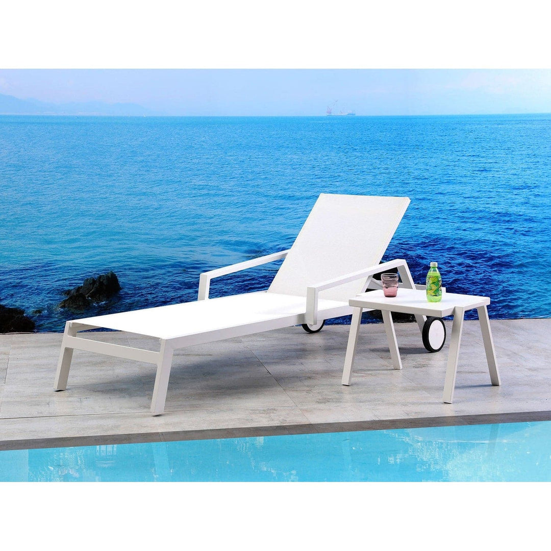Bondi Outdoor Chaise-Whiteline Modern Living-WHITELINE-CL1534-GRY-Outdoor Lounge ChairsGrey-7-France and Son