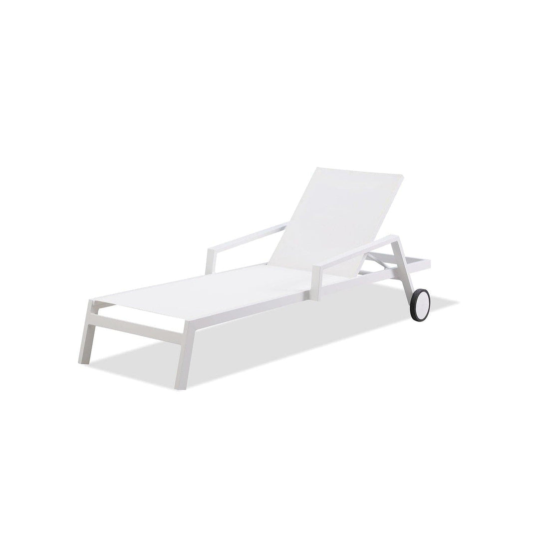 Bondi Outdoor Chaise-Whiteline Modern Living-WHITELINE-CL1534-WHT-Outdoor Lounge ChairsWhite-3-France and Son