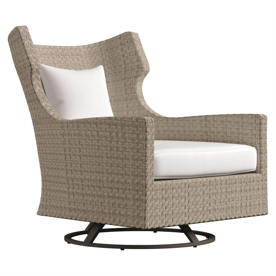 Captiva Outdoor Swivel Chair Express Ship-Bernhardt-BHDT-OP112SB-Outdoor Lounge Chairs-1-France and Son