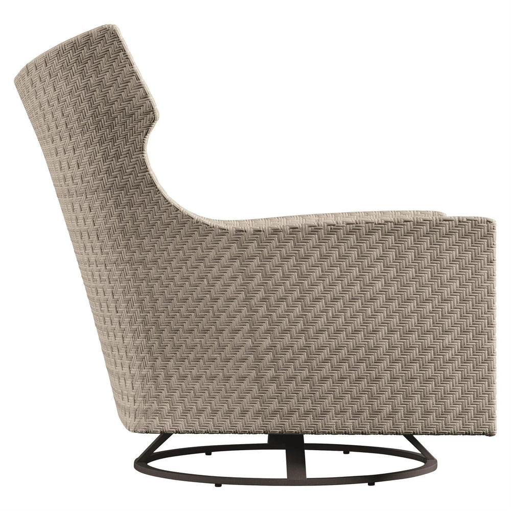 Captiva Outdoor Swivel Chair Express Ship-Bernhardt-BHDT-OP112SB-Outdoor Lounge Chairs-2-France and Son
