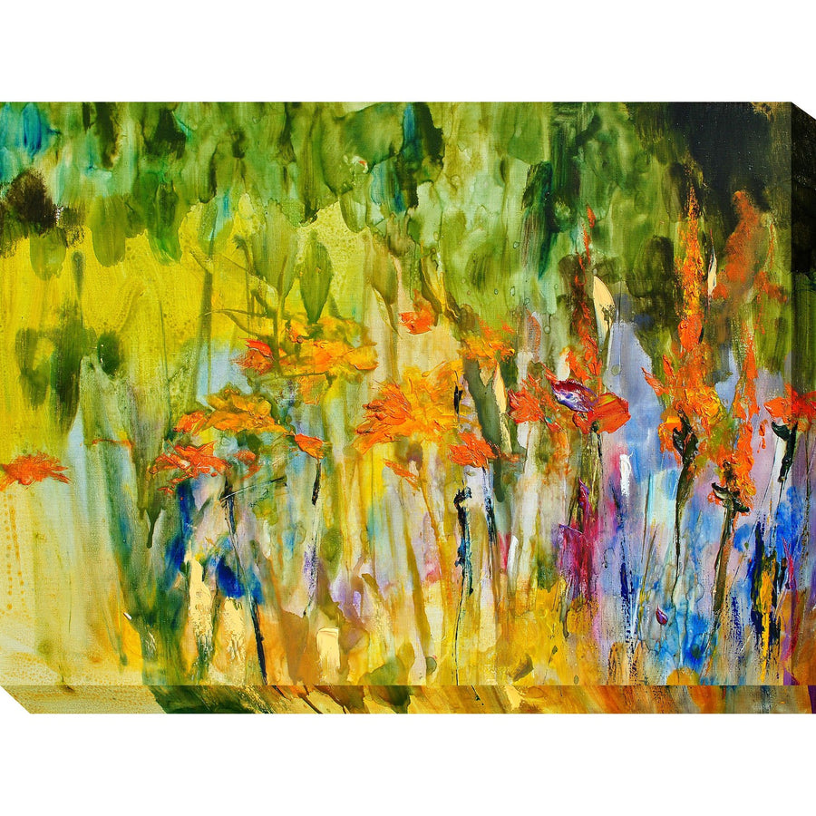 Orange Lily Abstract-West of the Wind-WESTOFWIND-OU-80932-Wall Art-1-France and Son