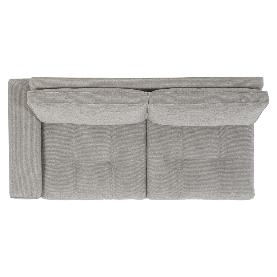 Nest Fabric Loveseat Without Pillows-Bernhardt-BHDT-P3342Y-SofasLeft Arm Loveseat Without Pillows-1-France and Son