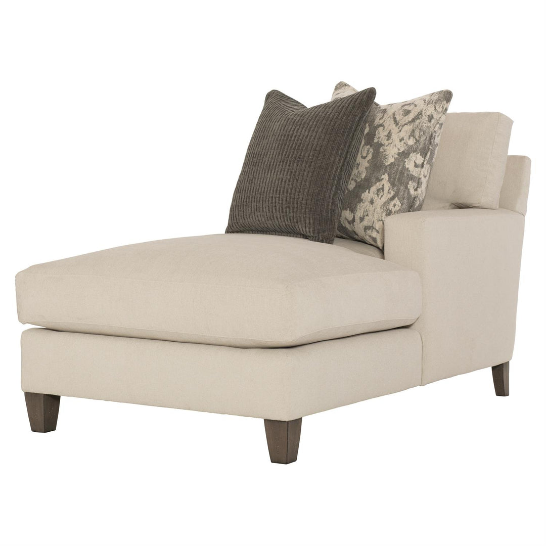 Mila Fabric Chaise-Bernhardt-BHDT-P6437A-Chaise LoungesRight Arm-With Pillows-15-France and Son