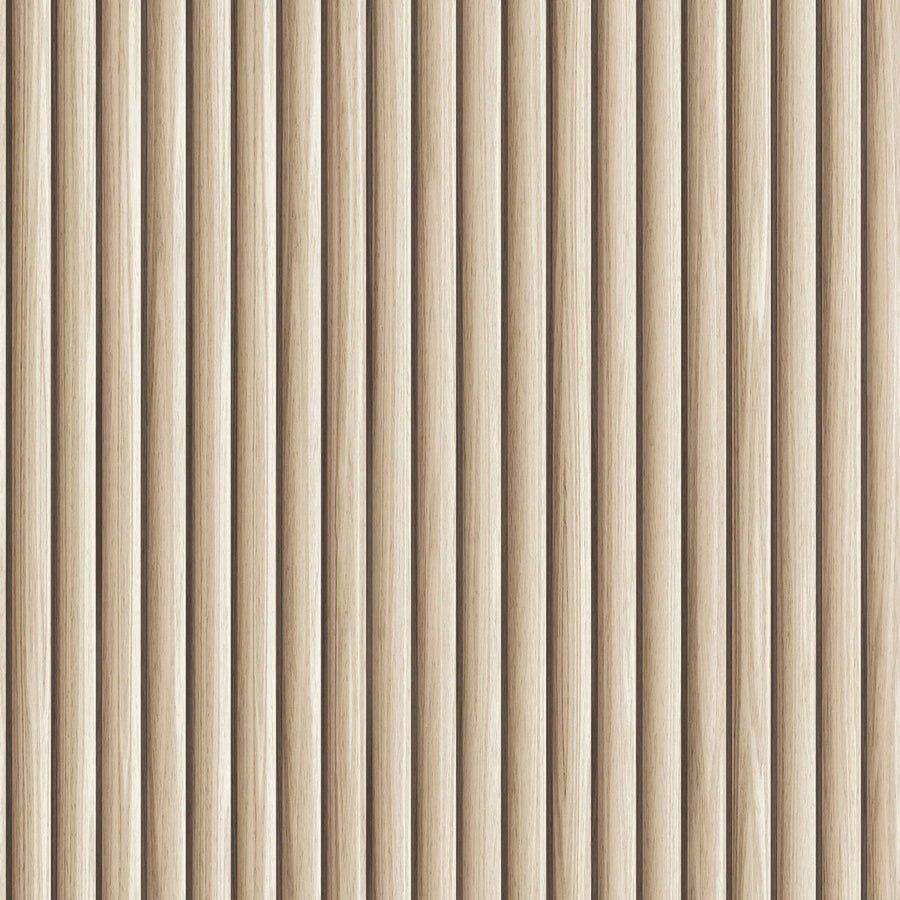 Reeded Wood Peel And Stick Wallpaper-Tempaper & Co.-Tempaper-RW15046-Wall Paper-1-France and Son