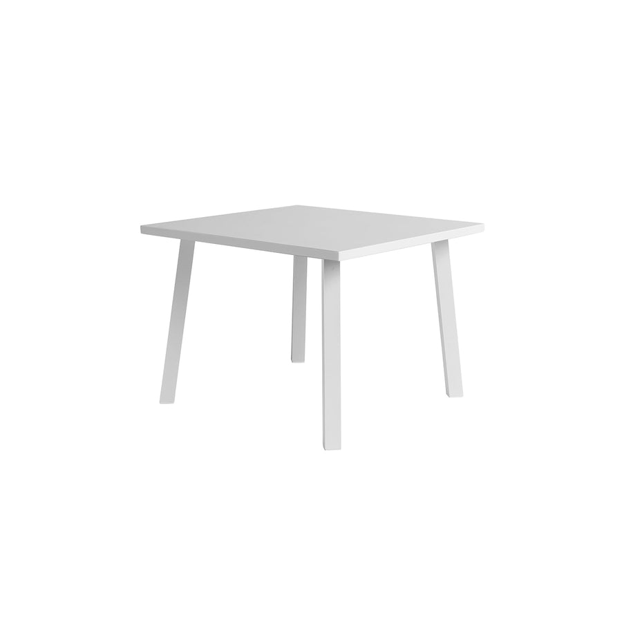 Rio Square Outdoor Dining Table-Whiteline Modern Living-WHITELINE-DT1593S-WHT-Outdoor Dining Tables-1-France and Son