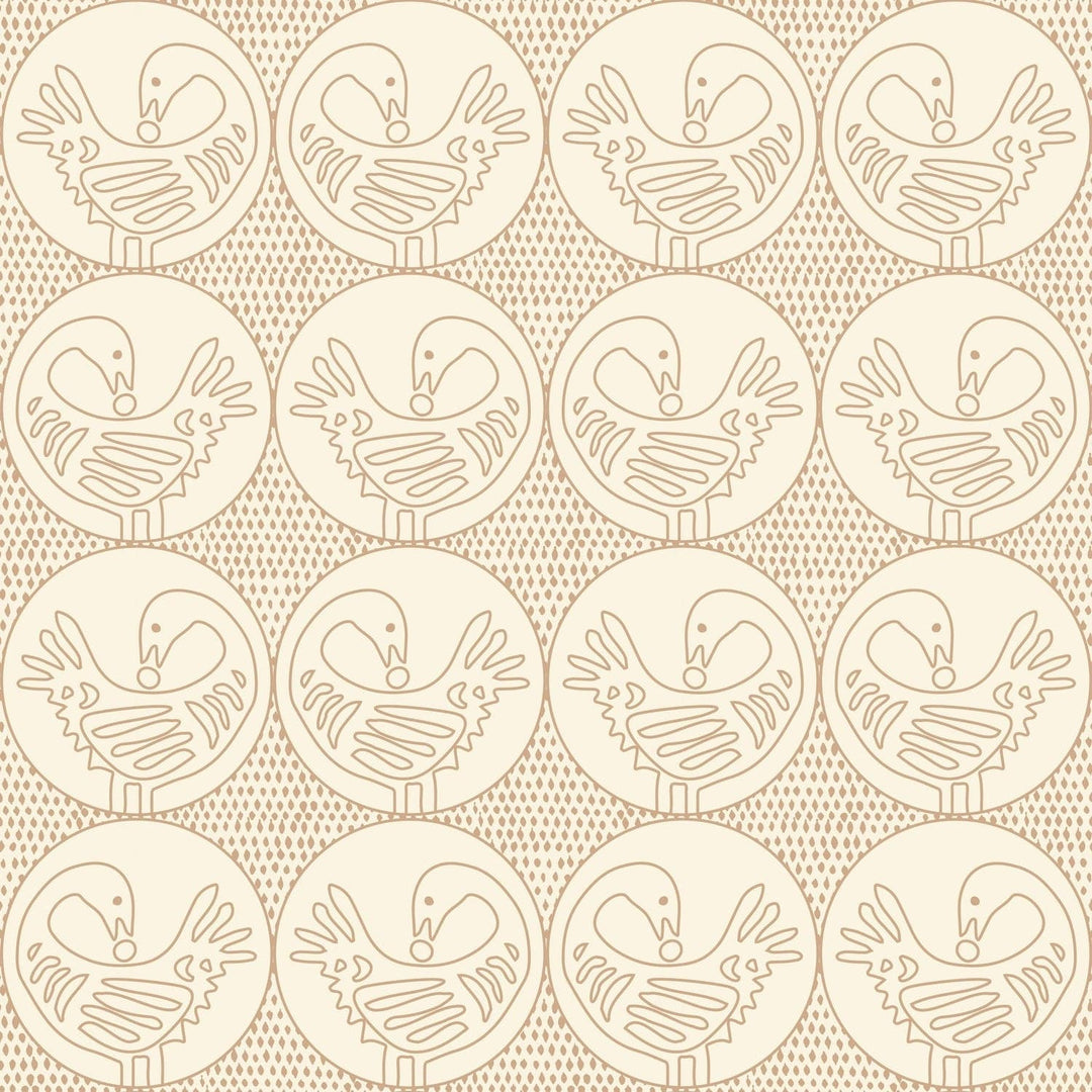 Sankofa Wallpaper-Mitchell Black-MITCHB-WCFM7-CL-PM-10-Wall DecorPatterns Clay Linen-Premium Matte Paper-6-France and Son