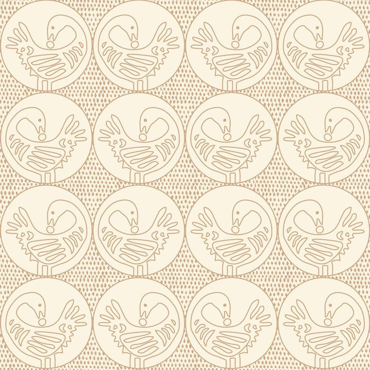 Sankofa Wallpaper-Mitchell Black-MITCHB-WCFM7-CL-PM-10-Wall DecorPatterns Clay Linen-Premium Matte Paper-6-France and Son