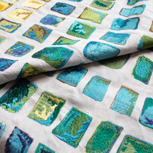 Tesserae Mosaic Pillow-Ann Gish-ANNGISH-PWTS2424-MUL-Bedding-6-France and Son