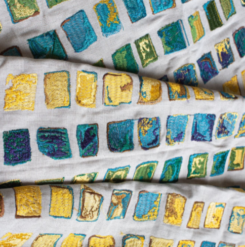 Tesserae Mosaic Pillow-Ann Gish-ANNGISH-PWTS2424-MUL-Bedding-5-France and Son