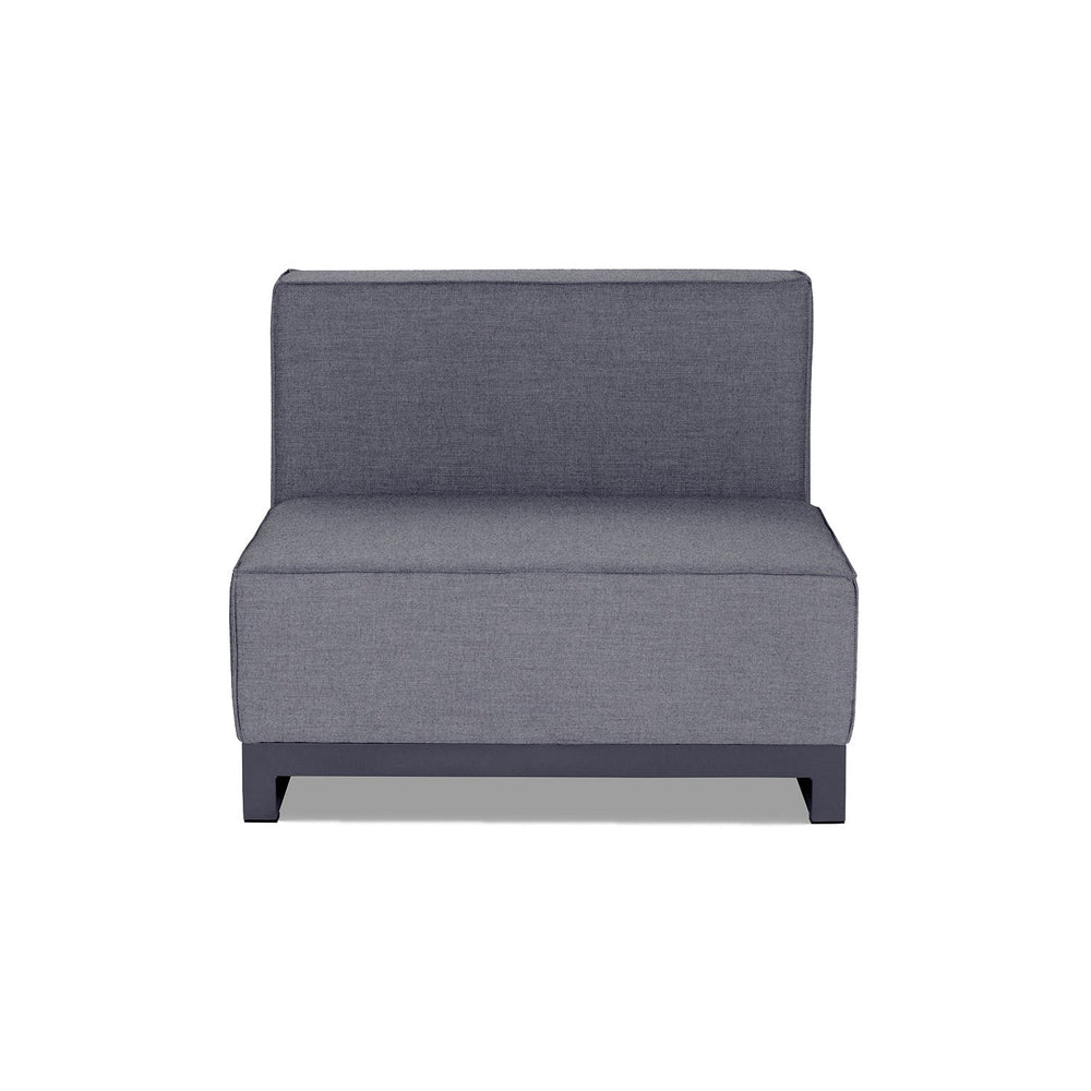 Sensation Indoor/Outdoor Modular-Whiteline Modern Living-WHITELINE-MC1701-GRY-Lounge ChairsArmless Chair-2-France and Son