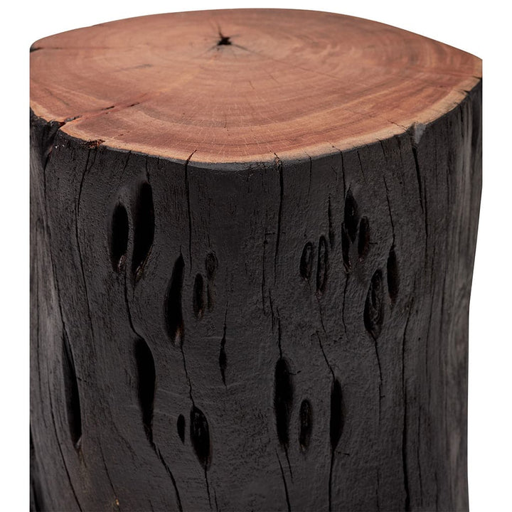 Solid Wood Stump-Urbia-URBIA-IL-STUMP-BK-Decorative ObjectsEbonized-13-France and Son