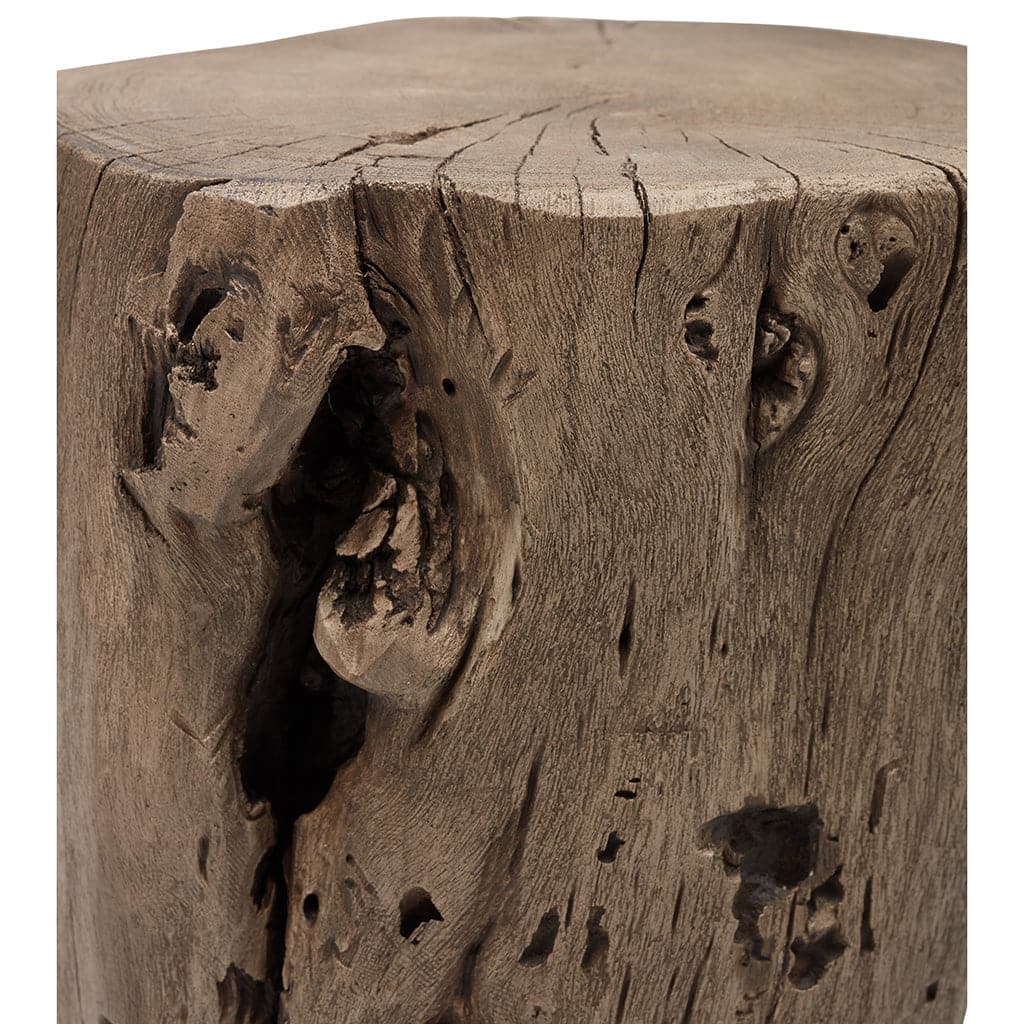 Solid Wood Stump-Urbia-URBIA-IL-STUMP-BK-Decorative ObjectsEbonized-14-France and Son