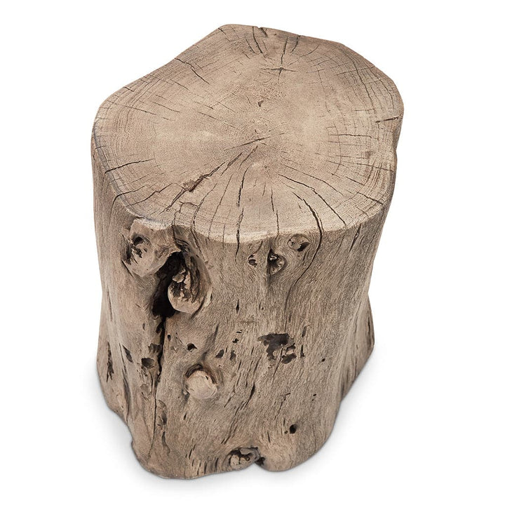 Solid Wood Stump-Urbia-URBIA-IL-STUMP-BK-Decorative ObjectsEbonized-6-France and Son