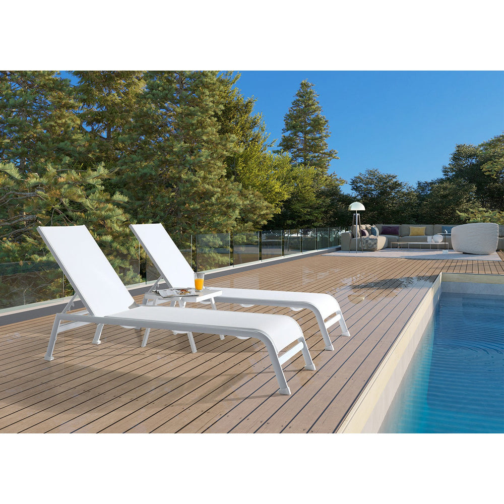 Sunset Outdoor Chaise-Whiteline Modern Living-WHITELINE-CL1568-TAU-Outdoor Lounge Chairs-2-France and Son