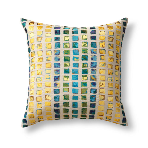 Tesserae Mosaic Pillow-Ann Gish-ANNGISH-PWTS2424-MUL-Bedding-1-France and Son