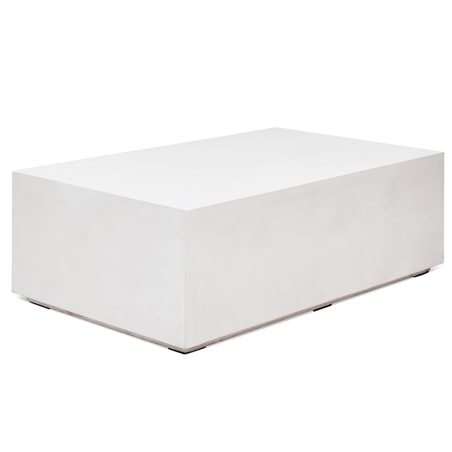 Bloc Rectangular Coffee Table-Urbia-URBIA-VGS-BLOC-R-CT-W-Coffee TablesIvory-1-France and Son