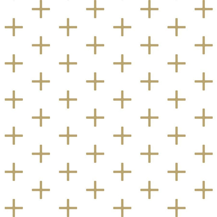 Addition Wallpaper-Mitchell Black-MITCHB-WCCE7-GO-PM-10-Wall DecorPatterns Golden Ochre-Premium Matte Paper-1-France and Son
