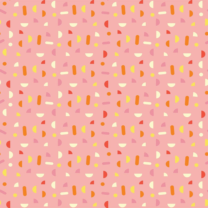 Chips Wallpaper-Mitchell Black-MITCHB-WCPK108-PK-PM-10-Wall PaperPatterns Pink-Premium Matte Paper-5-France and Son