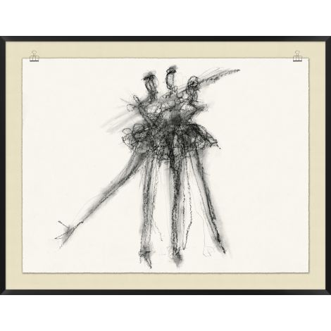 Ballerina Sketch 1-Wendover-WEND-WFG1397-Wall Art-1-France and Son