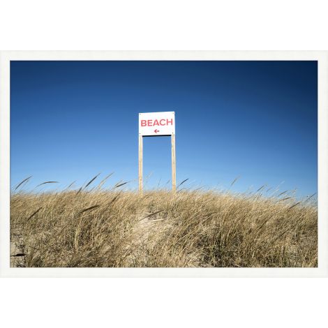 Beach Sign-Wendover-WEND-WLA2087-Wall Art-1-France and Son