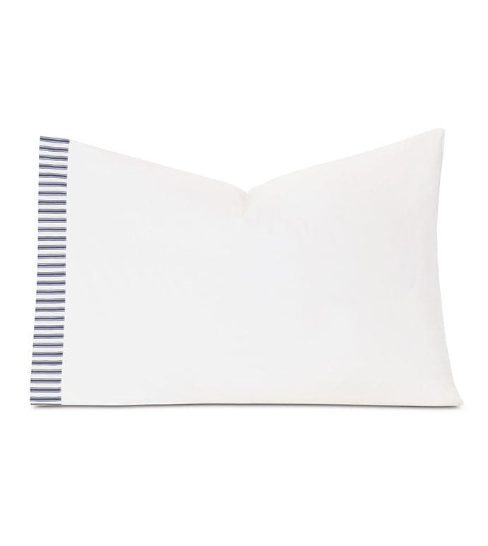 Blass Ticking Pillowcase-Eastern Accents-EASTACC-AH-QNS-01NA-BeddingNavy-Queen-7-France and Son