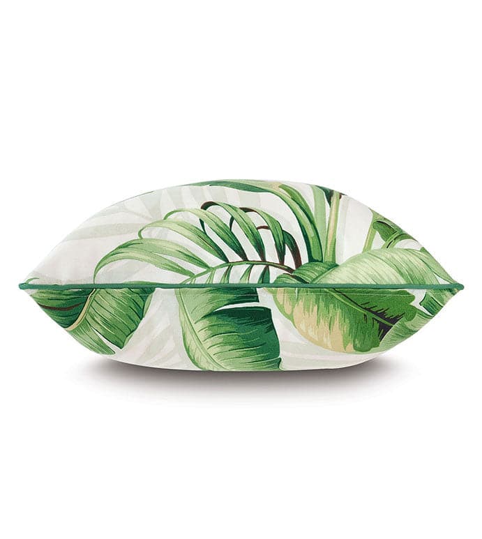 ABACA BANANA LEAF DECORATIVE PILLOW IN CLOUD-Eastern Accents-EASTACC-ATE-1063-Pillows-3-France and Son