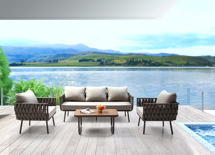 Oasis indoor / Outdoor Living Collection-Whiteline Modern Living-WHITELINE-COL1563-TAU-Outdoor Sofas-3-France and Son